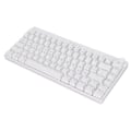 Miniatyrbilde 4 av 8: Tre-modus mekanisk tastatur 82 taster RGB dynamisk bakgrunnsbelysning N-tast rollover hvit mekanisk tastatur for kontor hjemmebrun bryter