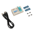 Miniatyrbild 3 av 8: Höghastighetsprogrammerare SPI FLASH Programmeringsmodul BIOS Chip USB programmeringssats för 24 25 93 EEPROM