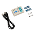 Pikkukuva 3 / 8: High Speed ​​Programmer SPI FLASH -ohjelmointimoduuli BIOS Chip USB -ohjelmointisarja 24 25 93 EEPROMille
