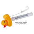 Miniatyrbillede 7 af 8: Tegneserie Mini flydende vandtermometer til svømmebassin Spas Fish Tank Aquarium Duck