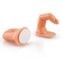 Miniatyrbillede 3 af 3: ABS Falske Fingre Model Til Neglekunst Øvelse Træning Falske Spidser Display Værktøj 1#
