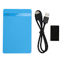 Miniatyrbillede 1 af 8: 2,5 tommer harddisk kabinet USB3.0 Plug and Play mobil HDD kabinet eksternt HDD kabinet adapter til Windows til OS blå