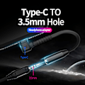 Pikkukuva 3 / 8: USB C -kuulokeadapteri USB C -ääniliitäntäadapteri USB Type C - 3,5 mm:n adapteri