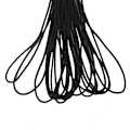 Miniatyrbild 8 av 8: Bågskytte Compound Båge Sträng Nylon Nock Safe Release D Loop Tillbehör (Svart)