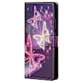 Miniatyrbillede 2 af 5: kompatibel Motorola Moto G22 Mønsterprint PU Læder Wallet Case Flip Stand Telefon Cover - Grøn Ugle-1