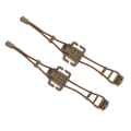 Miniatyrbillede 3 af 8: 2 stk. Rygsæk Bindingsklemme MOLLE Gear Organizer Fastener Elastisk Bindings Spænde Karabinhage Klips Tasker Lås Snor Fix Gear Elastisk Rem Khaki