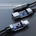 Pikkukuva 7 / 8: Type-C-3,5 mm:n kuuloke- ja laturiadapteri 2-in-1 USB-C-3,5 mm:n audioadapteri