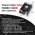 Miniatyrbilde 5 av 5: -1002S Bluetooth forsterkerkort 100W+100W 12-24V B