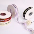 Miniatyrbild 4 av 5: Presentband Brevdesign Levande färger bleknar Brett applikation Presentförpackningsband för födelsedag Presentförpackning Rosa Röd Gyllene brätte