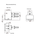 Miniatyrbillede 2 af 3: Sort Metal Guide til Slid'up 240 Ladeport