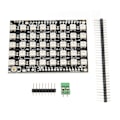 Pikkukuva 1 / 8: WS2812B 5050 RGB LED -integroitu ohjain 5x8 40 bittiä Täysi väri Valon kehityskortti hotellille