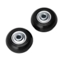 Pikkukuva 3 / 8: 2 kpl matkalaukun pyörän korvaavat mykät kumipyörät kääntyvät pyörän laakerikorjaussarjat 40 mm x 18 mm