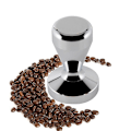 Miniatyrbillede 5 af 5: 51mm Espresso-Tamper i Aluminium