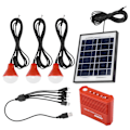 Miniatyrbillede 5 af 8: 4W solpaneler USB genopladeligt bærbart batteri 3,7V solenergi