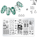 Miniatyrbillede 3 af 7: 5 stk. jule-neglekunst-stempelskabeloner DIY-neglekunstpladesæt til hjemmesalonbrug