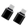 Pikkukuva 2 / 8: 2 kpl USB 3.0 OTG -sovitinta, puhelin, PD-kaapeli, sovitin, hiiri, näppäimistö, liitäntämuunnin, musta