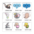 Miniatyrbillede 2 af 5: Broderede Iron-On Patches Sæt med 9 til gør-det-selv-tilpasning af børne- og voksentøj
