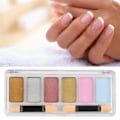 Miniatyrbillede 6 af 8: DIY Neglepulver 6 Farver Glitter Dekoration Ultrafin Negle Spejlpulver Pigment til Manicure 02