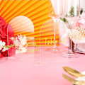 Miniatyrbilde 3 av 5: Runde Topp Bryllupsbordnummer, Akryl Nummerholdere for Elegante Bryllup