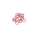 Pikkukuva 3 / 5: Candy Väriset Avattavat Hyppyrenkaat 100kpl 1,2x10mm Halkaisurenkaat DIY Koruille, Choker-Kaulakoruille ja Rannekkeille