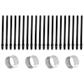 Miniatyrbilde 1 av 5: 20 stk. Grafisk tegnebrett Standard Pennespisser Stylus med 4 stk. Pennfjerner Stylus-sett kompatible med tegning