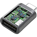 Pikkukuva 4 / 5: USB C - USB -sovitin (2 kpl), USB-C - USB 3.0 -sovitin, USB Type-C - USB -sovitin, Thunderbolt 3 - USB Female OTG -sovitin MacBook Air 2020:lle, iPadille
