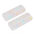 Pikkukuva 5 / 8: 2 kpl nail art eri muotoja Viehättävät manikyyrivinkit Set