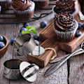 Miniatyrbillede 3 af 5: 12-delt kageform sæt, kage mousse form i rustfrit stål, kagering, 6 kage mousse forme og 6 skubbere, 8 cm i diameter