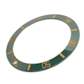 Miniatyrbillede 5 af 8: Keramisk urrammeindsats klare numre Mark armbåndsursløjfe ringrammeindsatser udskiftning grøn