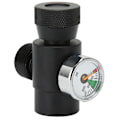 Miniatyrbild 7 av 8: CO2-cylinderpåfyllningsadapterkontakt CGA320 // TR21-4 ASA 3000psi tryckmätare svart