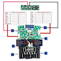 Miniatyrbilde 2 av 5: DCB609 Kretskort PCB for 20V 60V FlexVolt 18650 Batteri