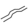 Miniatyrbilde 6 av 8: 2 stk RC rammeskinner i karbonfiber, lette og stabile chassisrammer for Axial SCX24 AXI90081 1/24 RC bil, svart