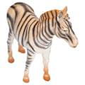 Pikkukuva 4 / 8: Zebra-lelu, stimuloi kiinnostusta, elävät yksityiskohdat, täydellinen lahja, yksityiskohtainen simuloitu eläinmalli kodin sisustukseen