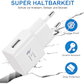 Miniatyrbilde 4 av 5: Dual Pack USB Hurtigladingsadapter kompatibel med Samsung S22/S21/S20/S10/S10e/S6/S7/S8/S9/Edge/Plus/Active/A72/A53 5G, Note 5/8/9/10