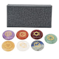 Miniatyrbilde 1 av 8: Chakra-steiner Naturlige Halv-edelstener Yoga-stein Chakra-stein Dekorasjon Ornamenter