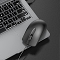 Miniatyrbillede 4 af 5: USB Kablet Mus, Gaming Mus, Ambidextrous, 2400 DPI Kompatibel med PC/Mac/Laptop/Laptop/Desktop 1.5M Kabel (Sort)