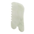 Miniatyrbillede 3 af 8: Jadestone Meridians Skrabning Massage Kam Ergonomisk ømhed Aflastning Hoved Afslapning Gua Sha Massageværktøj