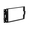 Miniatyrbilde 8 av 8: 2-DIN bilstereo radiofascia dashpanel trim erstatning for Chevrolet Corvette 2005-2010