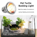 Miniatyrbillede 3 af 5: 5 STK UVA+UVB Reptil Varme Lampe Pære Solbadning UV Lys Pærer 75W43
