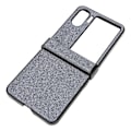 Miniatyrbillede 3 af 8: Flip-skærm telefonetui slidstærkt perfekt pasform glitter design let at rengøre cover til Oppo Find N2 Flip sort
