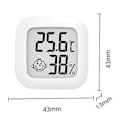 Miniatyrbild 2 av 4: 3-pack inomhustermometer, luftfuktighetsmätare digital hygrometer rumstermometer för hemmet, hög noggrannhet temperatur
