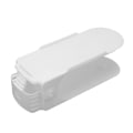 Miniatyrbillede 1 af 8: Shoe Slots Space Saver Organizer Dobbeltlags skosandaler Opbevaring Shoe Stacker HolderHvid