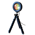 Miniatyrbillede 2 af 5: Solnedgangsprojektorlampe: Multifarvet LED Solnedgangsprojektion til Soveværelse, Fotografering, Fest, Tiktok Live