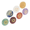 Miniatyrbilde 4 av 8: Chakra-steiner Naturlige Halv-edelstener Yoga-stein Chakra-stein Dekorasjon Ornamenter