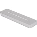 Miniatyrbild 3 av 8: M.2 NVME till Type C Bärbar Metall Silver Mobil Hårddisk SSD Box Fodral Retractable