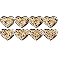 Miniatyrbillede 1 af 8: 8 stk. strygejern patches polyester plastmaterial gylden sort baggrund Valentinsdag stil DIY fremstilling stof dekoration