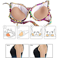 Miniatyrbilde 2 av 4: Silikon usynlige hjerte push-up pads - 2 par
