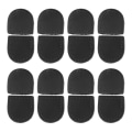Miniatyrbillede 6 af 8: 40 STK lynlås prop DIY håndlavet ægte læder multifunktionelle moderigtige lynlås ender Top stopper sort
