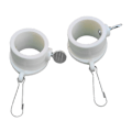 Miniatyrbillede 2 af 5: 3 par flagmonteringsringe anti-wrap-grommet-clips - 1 tomme diameter flagstang--