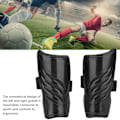 Miniatyrbillede 8 af 8: 1 par børnefodbold sports skinneben, børnefodbold skinneben, benbeskytter, sort